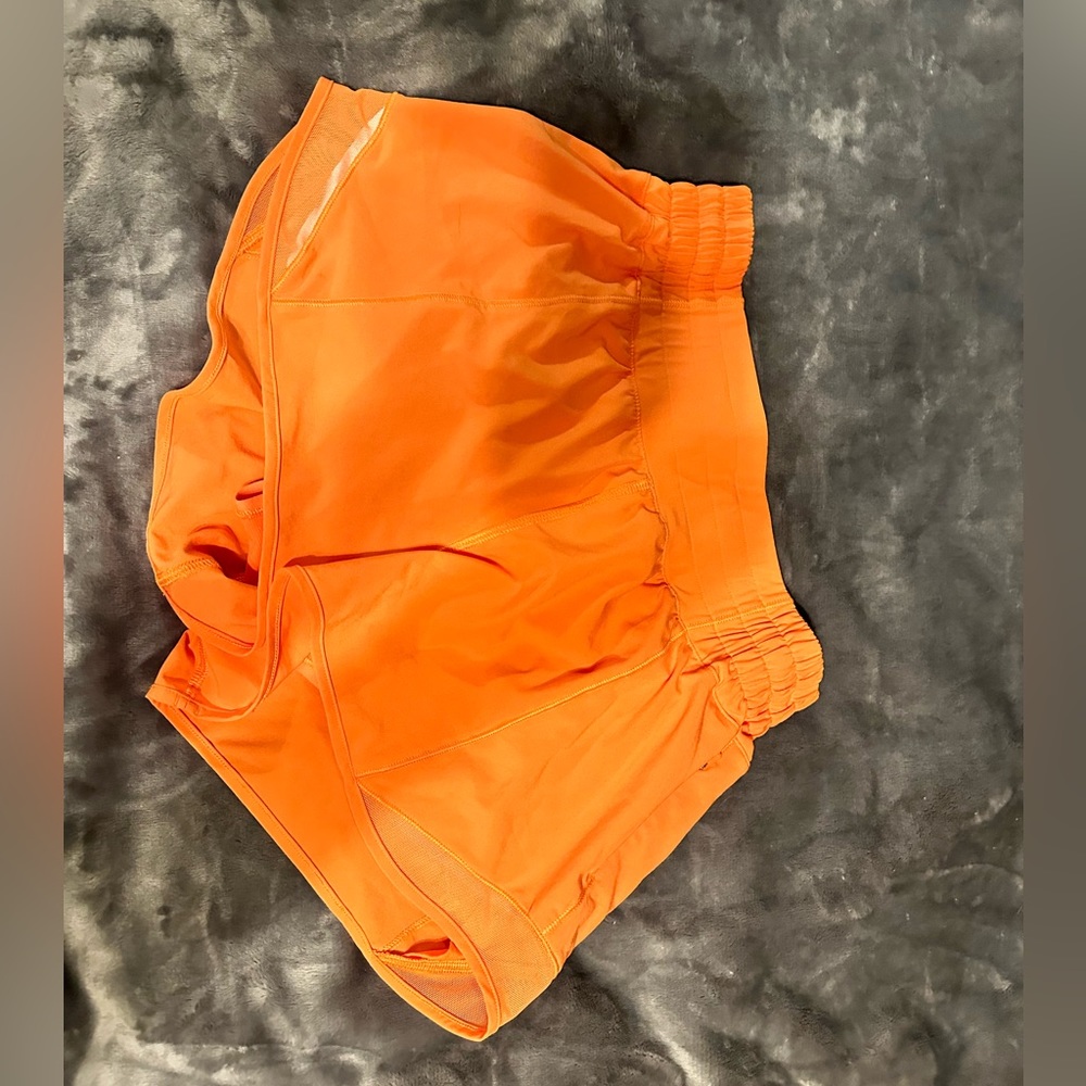 Hotty Hot High-Rise Lined Short 2.5" - orange soda